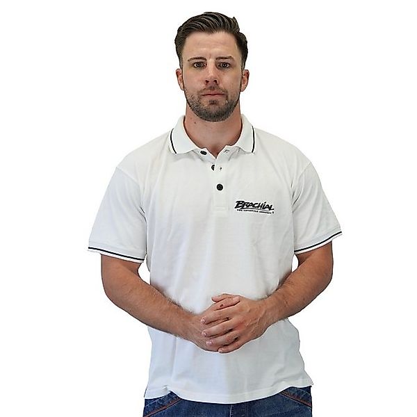 BRACHIAL THE LIFESTYLE COMPANY Poloshirt Brachial Polo-Shirt "Active" weiß günstig online kaufen