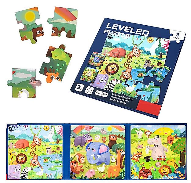 CLTYQ Steckpuzzle Magnetische Puzzle für Kleinkind, pädagogisches Reisespie günstig online kaufen