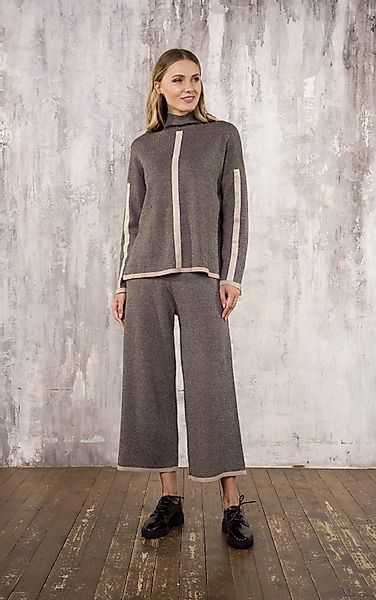 Passioni Strickhose Cropped Loose Fit günstig online kaufen