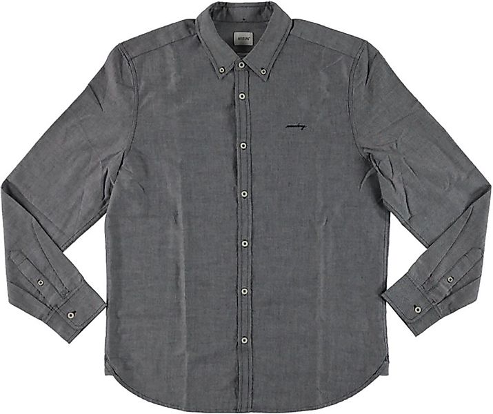 MUSTANG Langarmhemd Edinburg mit Logo Schriftzug günstig online kaufen