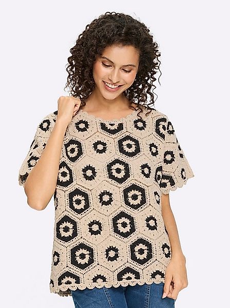 heine Strickpullover Pullover Kurzarm günstig online kaufen