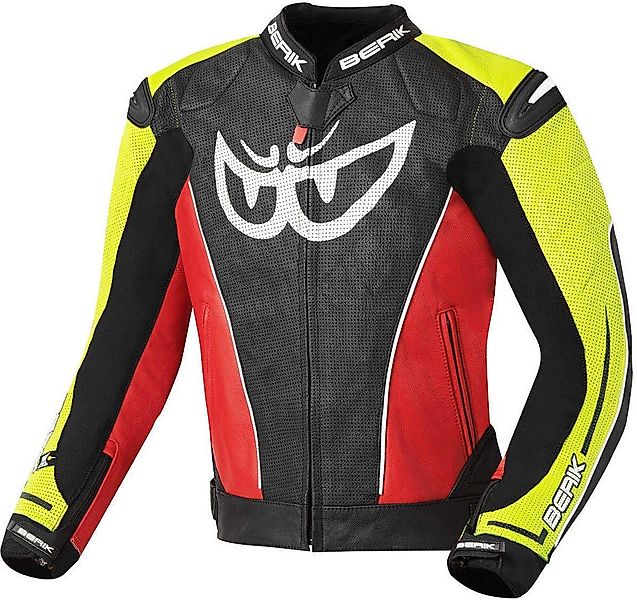 Berik Motorradjacke Street Motorrad Lederjacke Atmungsaktiv günstig online kaufen