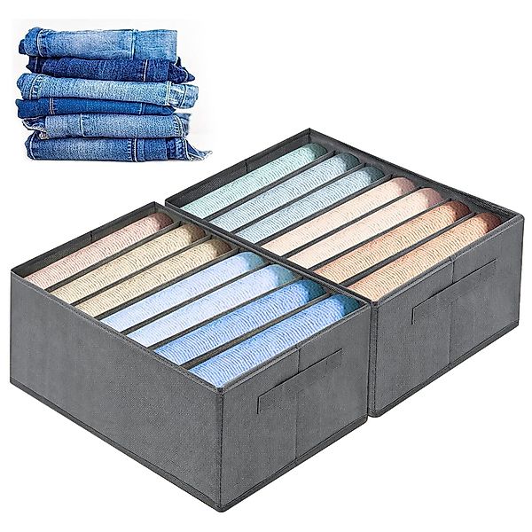 CALIYO Aufbewahrungsbox 2-Tlg Kleiderschrank Organizer Aufbewahrungsbox Sch günstig online kaufen