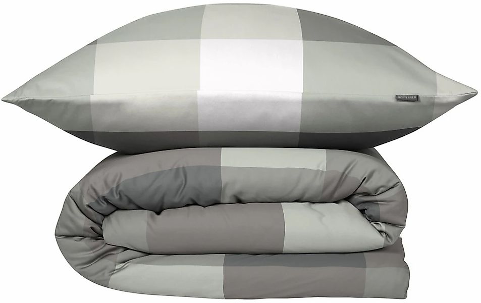 Schiesser Bettwäsche "Travis aus weicher Baumwolle mit zeitlosen Karos" 2 M günstig online kaufen