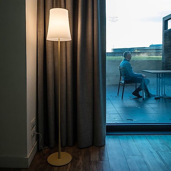 Foscarini Birdie Easy Stehleuchte sandgelb günstig online kaufen
