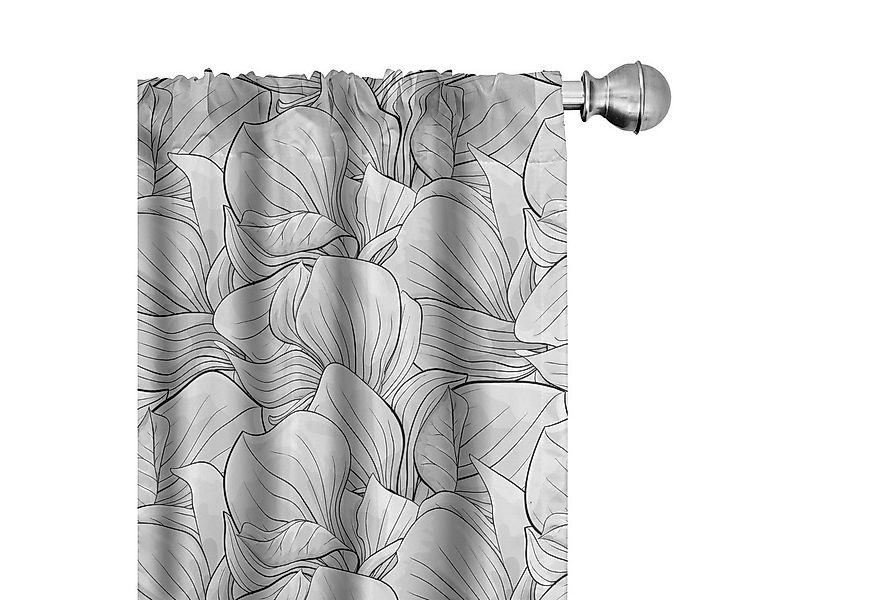 Abakuhaus Gardine Vorhang für Wohnzimmer Schlafzimmer Dekor, Microfaser, Bl günstig online kaufen