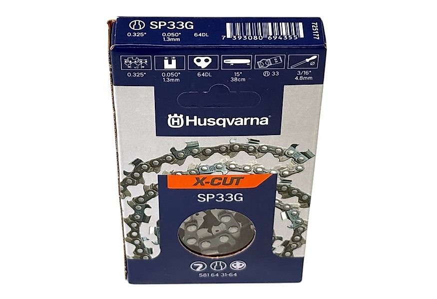 Husqvarna Ersatzkette X-CUT SP33G Sägekette 38 cm .325" 1,3 mm (581643164) günstig online kaufen