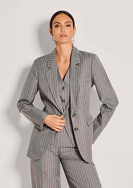 MADELEINE Kurzblazer Longblazer mit Nadelstreifen Jerseyblazer mit Reverskr günstig online kaufen