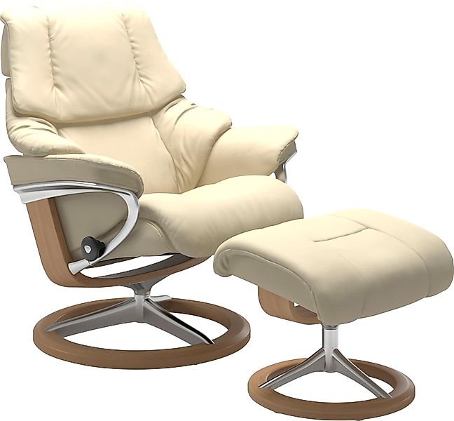 Stressless® Relaxsessel »Reno«, (Set, Relaxsessel mit Hocker), mit Hocker, günstig online kaufen