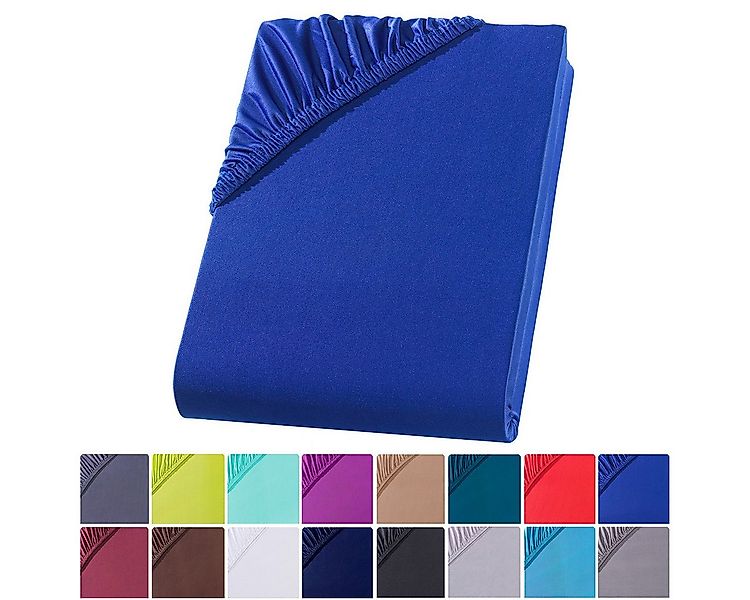 Visaggio Spannbettlaken Mikrofaser Spannbetttuch Bettlaken 90x200 140x200 1 günstig online kaufen