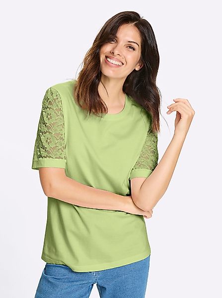 Classic Basics Spitzenshirt "Kurzarm-Shirt", 1 tlg. günstig online kaufen