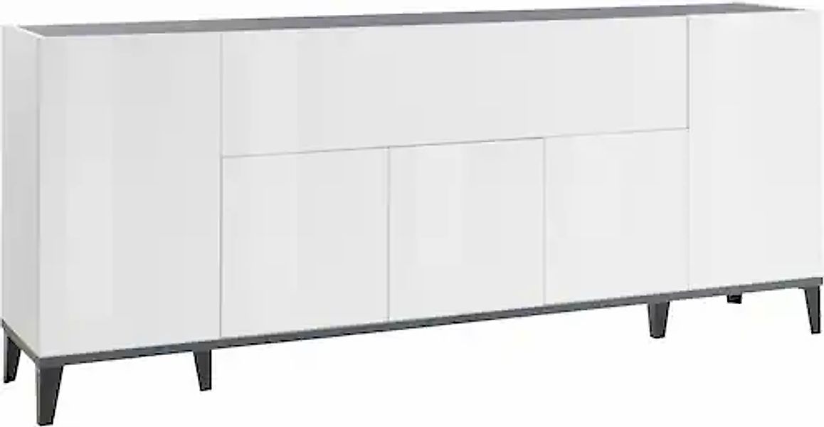 INOSIGN Sideboard »Sunrise« Kommode mit 5 Türen und 1 Klapptür, Breite 200 günstig online kaufen