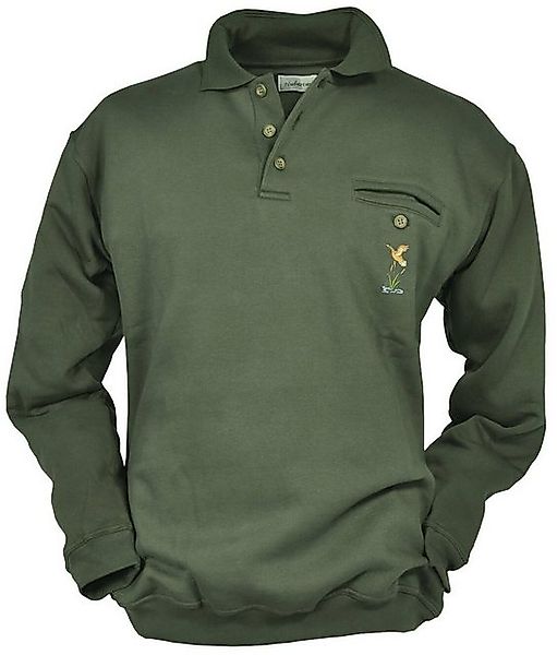 Hubertus® Hunting Sweater Jagdsweater mit Motiv Jagdpullover Ansitz & Winte günstig online kaufen