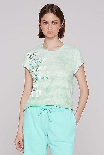 SOCCX Rundhalsshirt mit überschnittenen Schultern günstig online kaufen