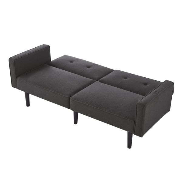 Merax Schlafsofa mit Liegefunktion, 2-in-1 Multifunktions-Sofabett günstig online kaufen
