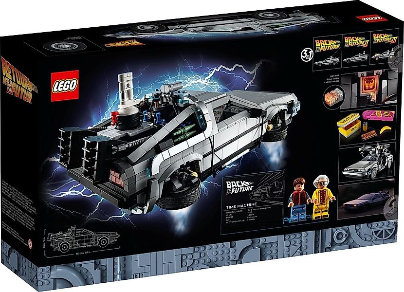 LEGO® Icons 10300 Die Zeitmaschine aus günstig online kaufen