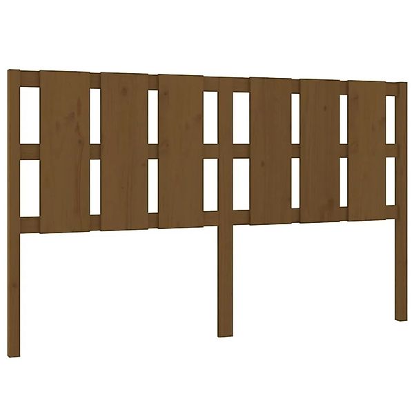 vidaXL Bett-Kopfteil Honigbraun 185,5x4x100 cm Massivholz Kiefer 818008 günstig online kaufen