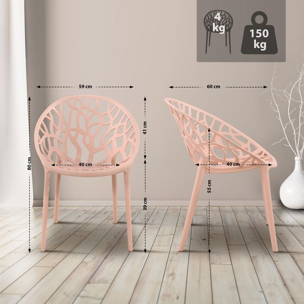 CLP Gartenstuhl Hope (2er Set), Kunststoff, günstig online kaufen