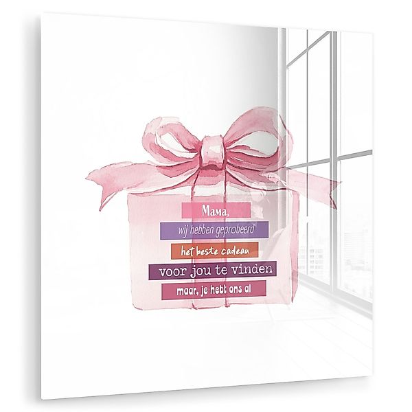 MuchoWow Acrylglasbild Geschenk - Schleife - günstig online kaufen