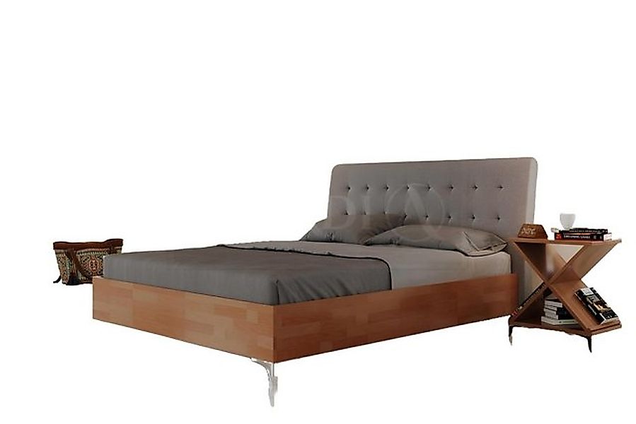 JVmoebel Bett Bett Polster Design Luxus Doppel Hotel Betten Ehe 160x200cm S günstig online kaufen