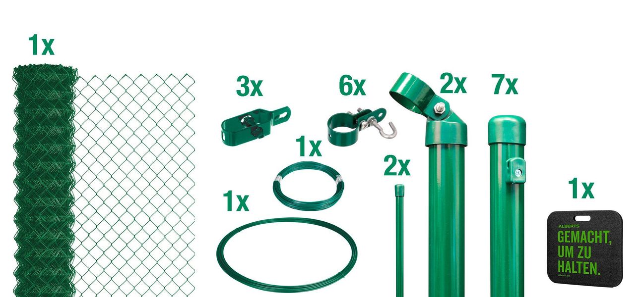 Alberts Maschendrahtzaun, (Set), Höhe: 80 - günstig online kaufen