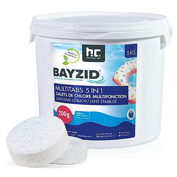 Bayzid Multitabs 200g 5in1 für Pools 5kg günstig online kaufen