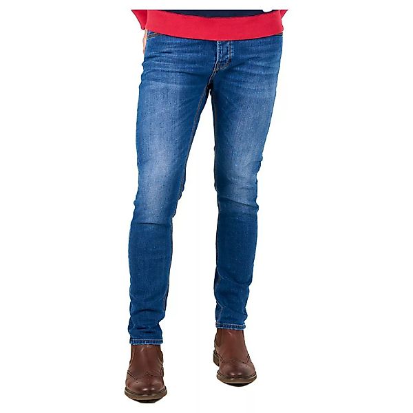 Skull Rider Slim Jeans 33 Blue Denim günstig online kaufen
