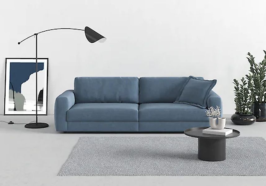 TRENDMANUFAKTUR Big-Sofa »Bourbon« extra tiefe Sitzfläche, wahlweise mit Si günstig online kaufen