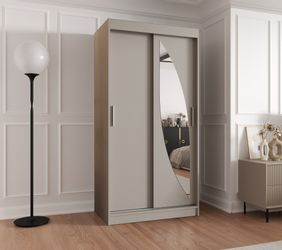 ABIKS MÖBEL Schwebetürenschrank MILO Schlafzimmerschrank, mit günstig online kaufen