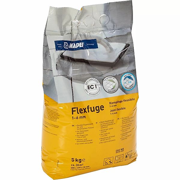 Mapei Flexfuge für 1 - 6 mm Fugenbreite Schokolade 5 kg günstig online kaufen