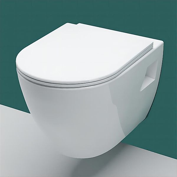 duschspa Tiefspül-WC Hänge WC mit Soft günstig online kaufen