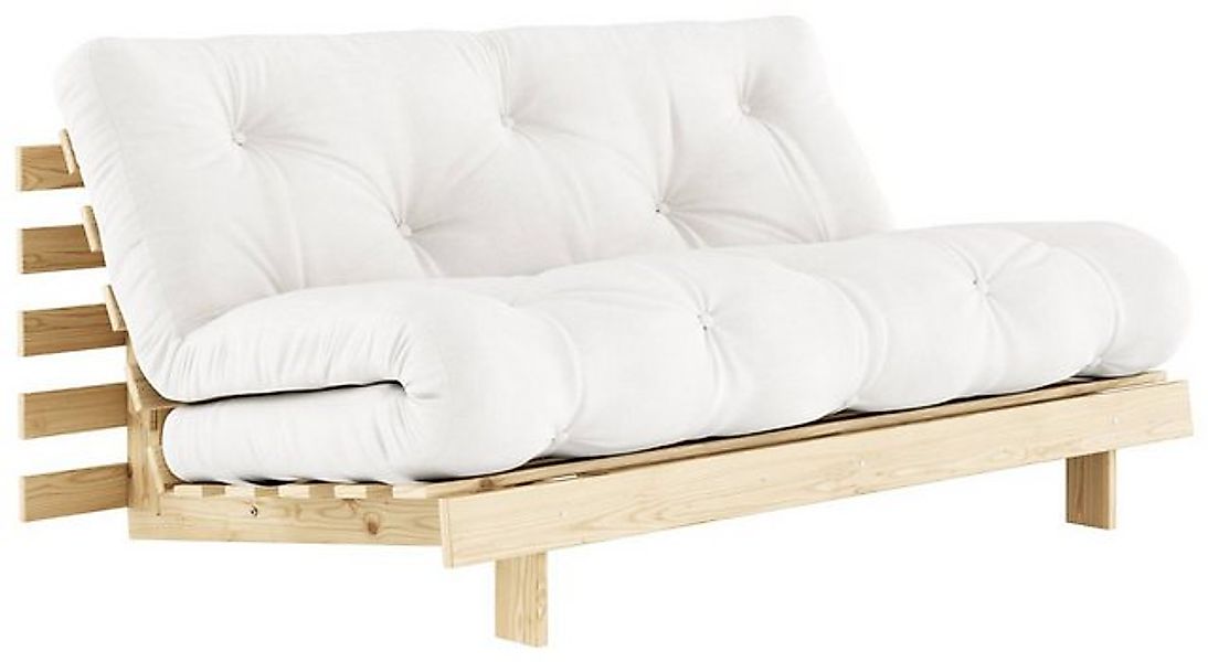 Karup Design 2-Sitzer Schlafsofa ROOTS 160 cm Polster NATURAL Klappsofa Ges günstig online kaufen