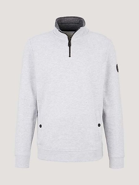 TOM TAILOR Sweatshirt Troyer Grindle Contrast günstig online kaufen