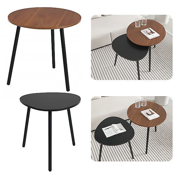 Simloveve Beistelltisch Sofatisch Couchtisch 2er Set günstig online kaufen