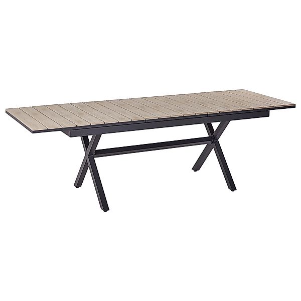 Beliani Gartentisch FANES Graphitgrau 184x90x76 günstig online kaufen