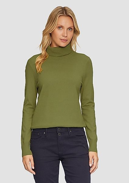 s.Oliver Longpullover Strickpullover Feinstrickpullover mit Rollkragen günstig online kaufen