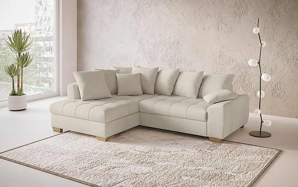 Mr. Couch Ecksofa "Nikita II, L-Form", Wahlweise mit Bettfunktion, Bettkast günstig online kaufen