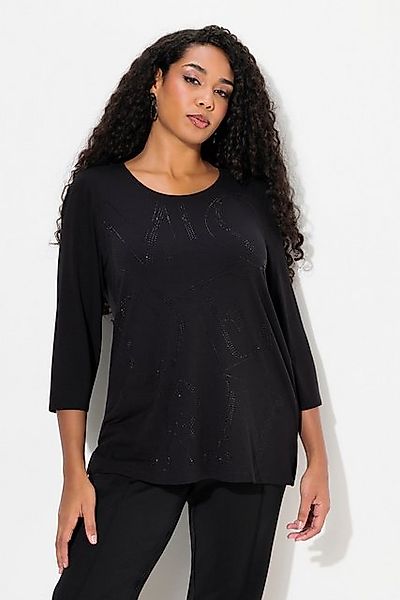 Ulla Popken T-Shirt Shirt Glitzer-Buchstaben Classic günstig online kaufen