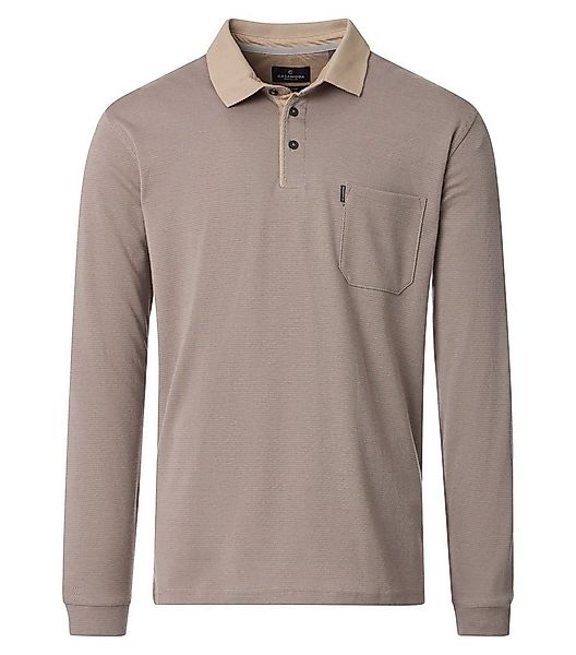 CASAMODA Langarm-Poloshirt CASAMODA Polo-Shirt Langarm gestreift günstig online kaufen