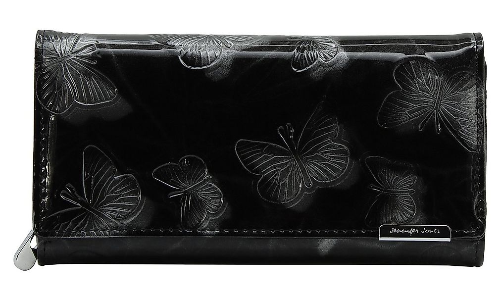J JONES JENNIFER JONES Geldbörse Damen Groß Modisch Lack-Leder mit Schmette günstig online kaufen