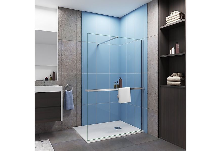 duschspa Walk-in-Dusche Walk in Dusche 8mm ESG Duschwand 200cm Duschabtrenn günstig online kaufen