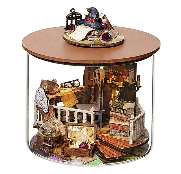 Cute Room 3D-Puzzle Puppenhaus Miniatur DIY Modellbausatz Zauberhaus, Puzzl günstig online kaufen