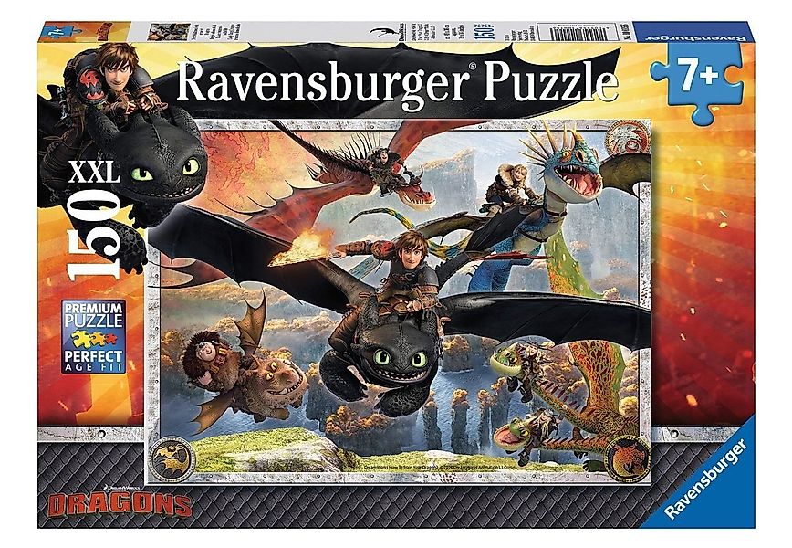 Ravensburger Puzzle Drachenzähmen leicht gemacht, 150 günstig online kaufen