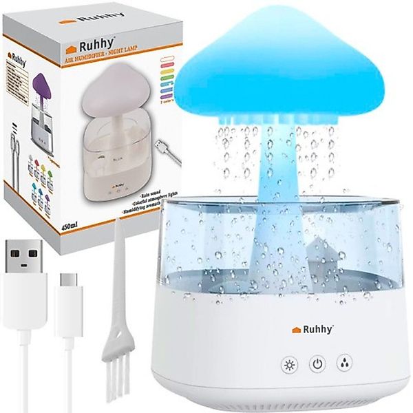 Ruhhy Nachttischlampe Luftbefeuchter Lampe, LED, LED günstig online kaufen