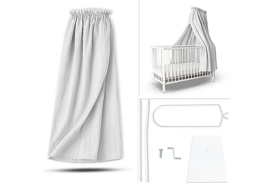 Babykajo Betthimmel Stoff + Ständer (Set, 1-tlg., in verschiedenen Variante günstig online kaufen