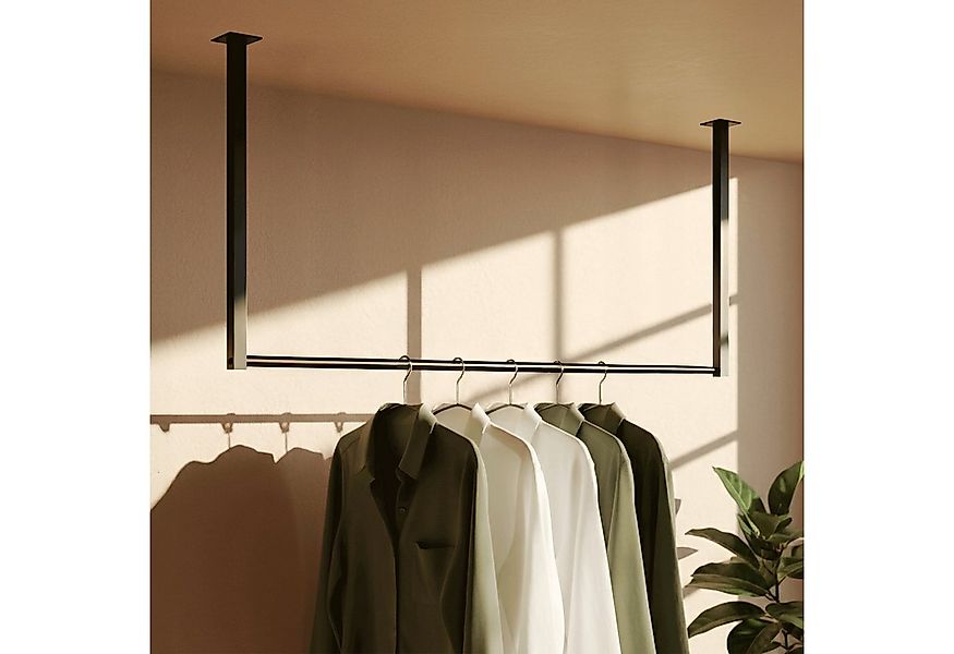 CLP Garderobenständer Fenton, Kleiderständer aus Metall für Deckenmontage günstig online kaufen