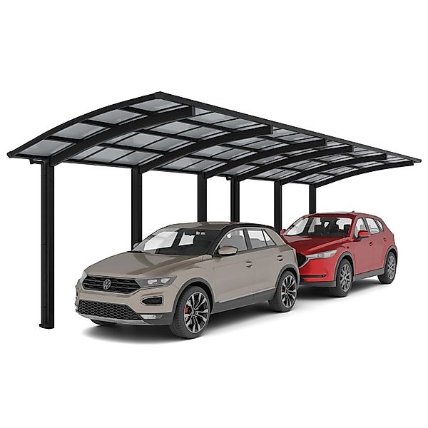 Ximax Alu Carport PortoforteTandem Typ 110 Schwarz 270 x 983 cm Sonderferti günstig online kaufen