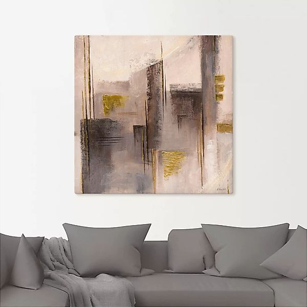 Artland Leinwandbild "Abstrakte Skyline I", Muster, (1 St.), auf Keilrahmen günstig online kaufen
