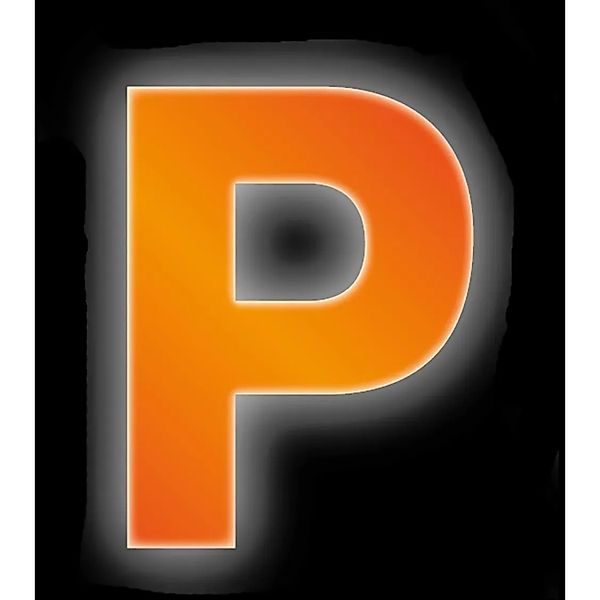 Conacord Klebebuchstabe P Reflektierend 8 cm Orange günstig online kaufen