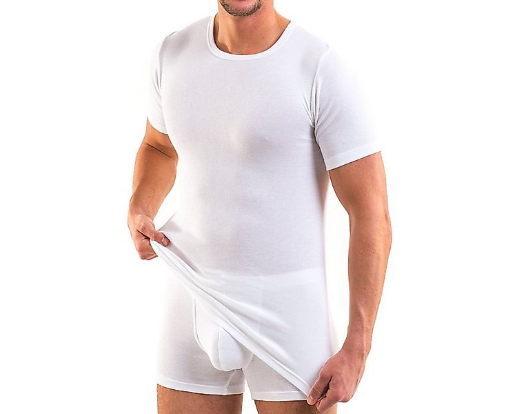 HERMKO Unterziehshirt 16800 Herren kurzarm Unterhemd aus Baumwolle /Modal, günstig online kaufen